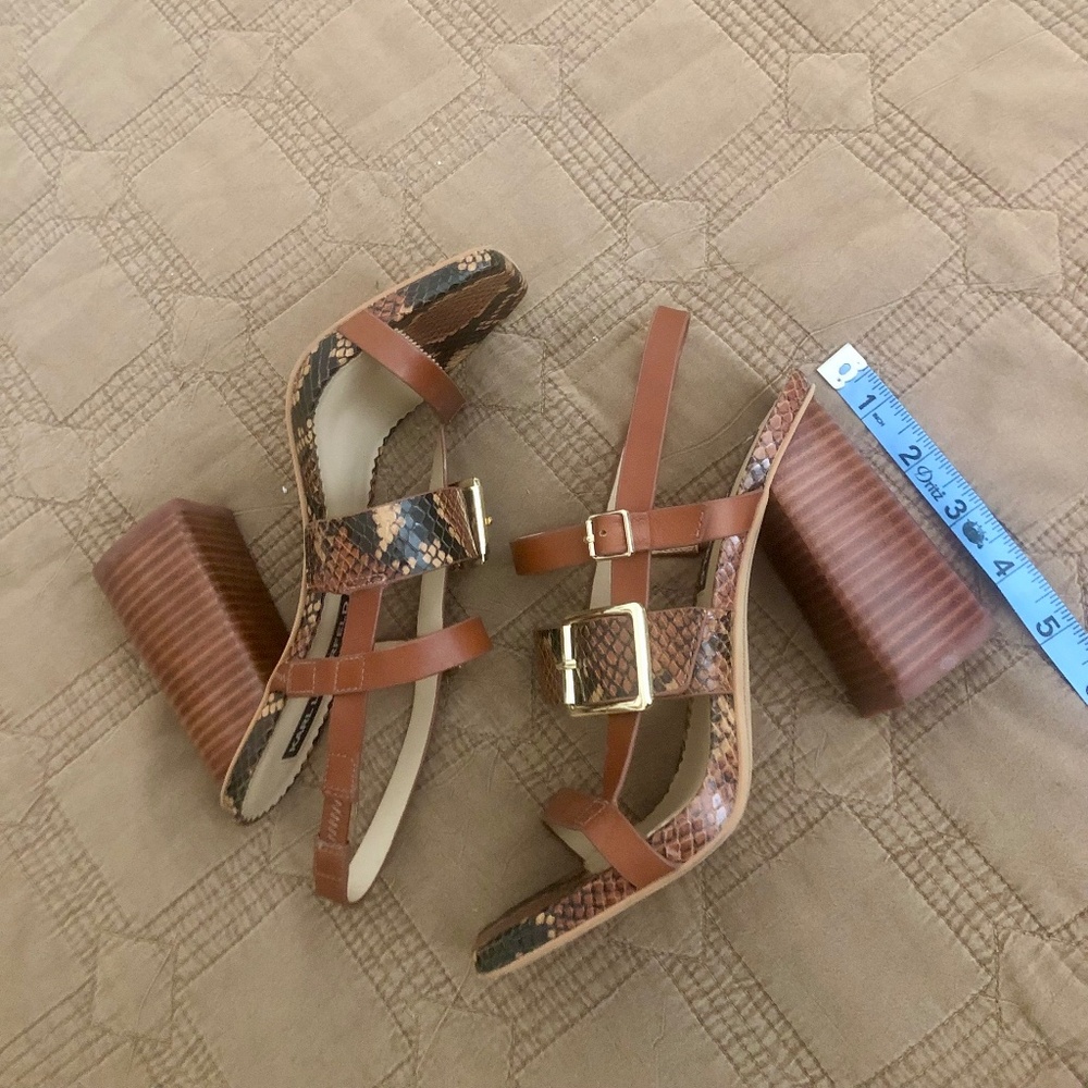 Karl Lagerfeld Python Buckle Heels - LNIB - Picture 4 of 9